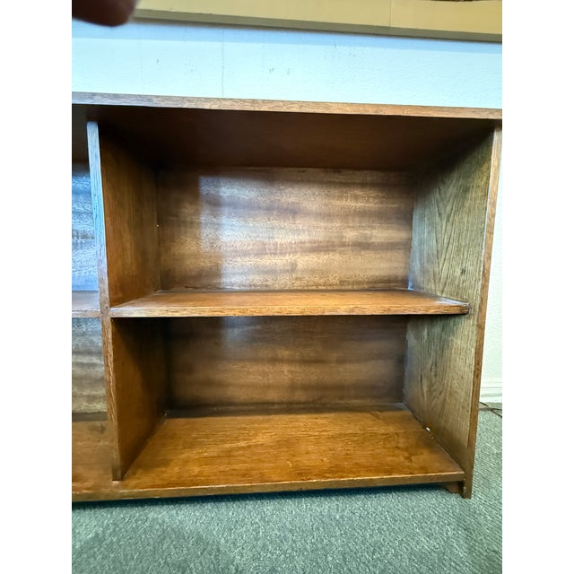 Arts & Crafts Mission Style Double Bookshelf For Sale - Image 9 of 12