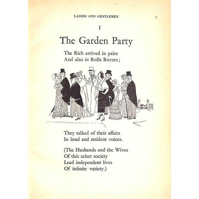 "Ladies and Gentlemen: For Adults Only - And Mature at That" 1932 Belloc, H. [Verses By] For Sale - Image 10 of 12