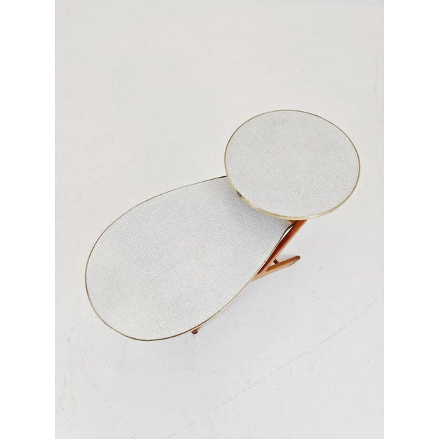 Large Mid-Century Minimalist German Plant Stand from Opal, 1950s For Sale - Image 16 of 17