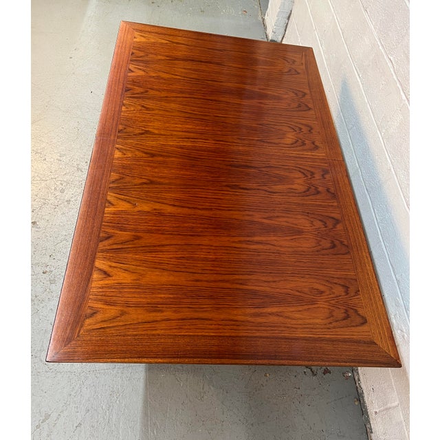 Wood Mid 20th Century Danish Extendable Dining Table by Skovby Denmark For Sale - Image 7 of 17