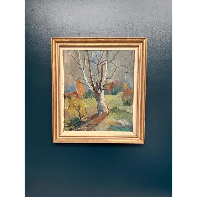 Bo Alnerud, Tree, 1947, Oil on Panel For Sale - Image 16 of 18