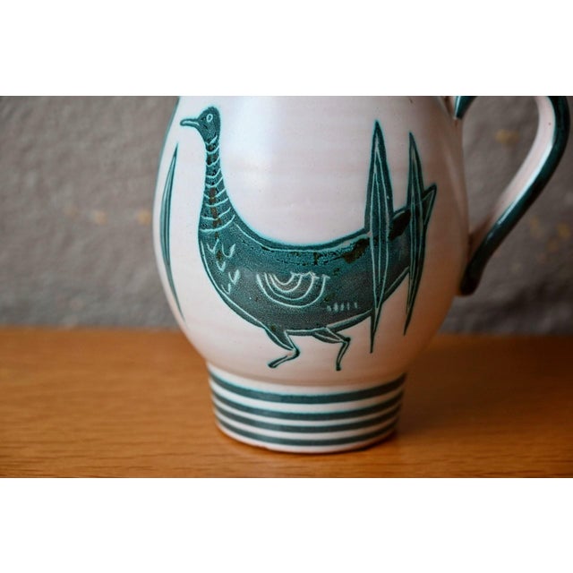 Ceramic Pitcher Vase by Yvon Roy, 1950s For Sale - Image 4 of 11