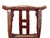 Wood Late 19th Century Qing Dynasty Child’s Chair W/ Heavy Chipping For Sale - Image 7 of 12