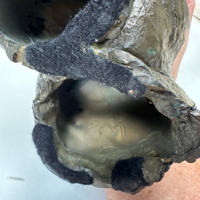Modern Patrick McKearnan Signed Cold Cast Bronze Female Torso Sculpture 7.5” Modern Figure For Sale - Image 3 of 16