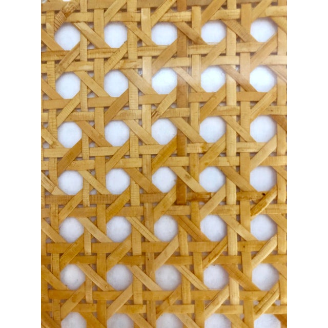 Italian Italian Lucite & Caning Coasters/ Set of 6 For Sale - Image 3 of 4