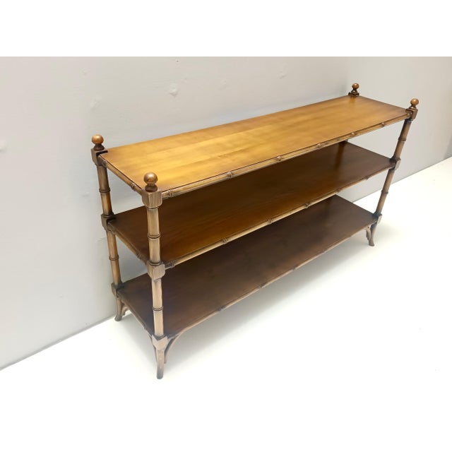 1950s Rectangular Etagere or Console Table from Durmast, Italy, 1950s For Sale - Image 5 of 11