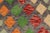 Textile Shabby Chic Balochi Gray/Red Wool Rug - 4'2''x6'1'' For Sale - Image 7 of 11