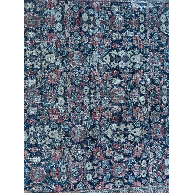 Antique Distressed Farahan Rug, 1890s For Sale - Image 10 of 18