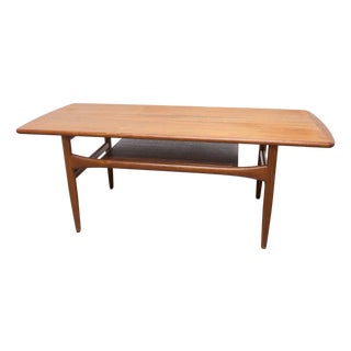 Scandinavian Teak Coffee Table by Roberte Christensen for Arrebo Möbler, 1960 For Sale