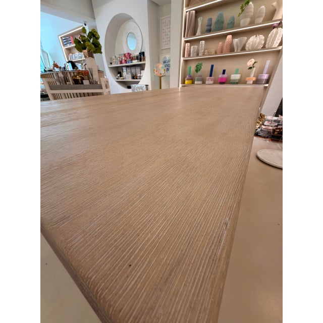 Contemporary Rectangular Dining Table For Sale In Miami - Image 6 of 6