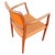 Niels Moller Mid Century Danish Modern Niels Otto Møller Mod. 65 Sculpted Armchair, Pair For Sale - Image 4 of 8
