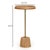 Saddle Natural Raffia Designer Side Table For Sale In Los Angeles - Image 6 of 6