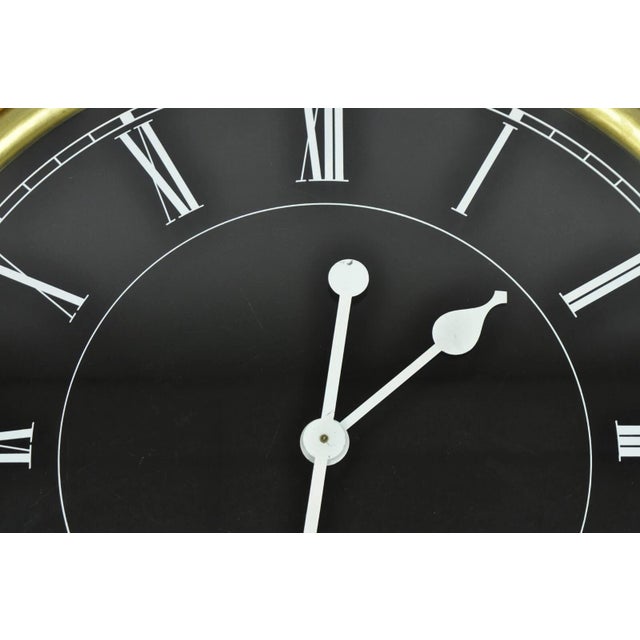 Brown Vintage 1978 Paul Persoff Design Large Custom Working Clock Coffee Table For Sale - Image 8 of 12