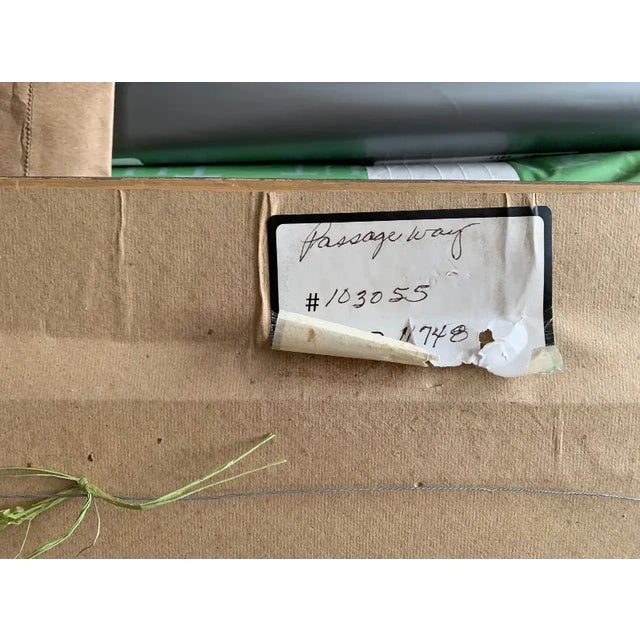 2020s Original Oil Painting, "Passage Way" by Artist Hall For Sale - Image 5 of 5