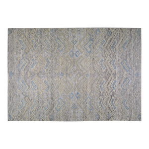 Moroccan Hand Knotted Wool Rug, 9'9"x14'