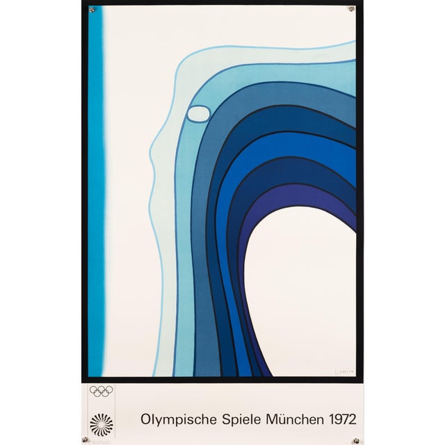 Munich Olympics 1972 Serigraph Poster by Jan Lenica, 1969 For Sale - Image 9 of 9