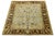 Modern Hand-Knotted Oushak Style Wool Area Rug in Soft Sky Blue and Ochre Gold For Sale - Image 10 of 12
