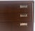 Chocolate 4 Drawers Mid Century Modern Walnut Dresser MINT For Sale - Image 8 of 12