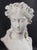 Blue Eugene-Antoine Aizelin, Antique Bust of a Grecian Lady, 19th Century, Carrara Marble For Sale - Image 8 of 18