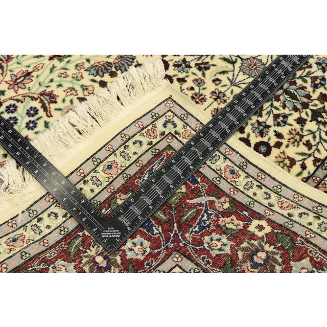 Late 20th Century Vintage Turkish Harker Millefleur Rug, 07'07 X 10'09 For Sale - Image 5 of 11