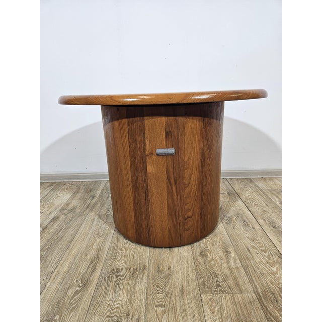 Wood Teak TV Table with Swivel Top from Silkeborg Møbelfabrik, 1960s For Sale - Image 7 of 15