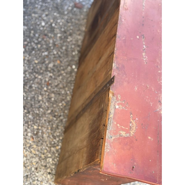 Early 20th Century Vintage Industrial Wooden Sorting Cabinet With 32 Compartments For Sale - Image 5 of 8