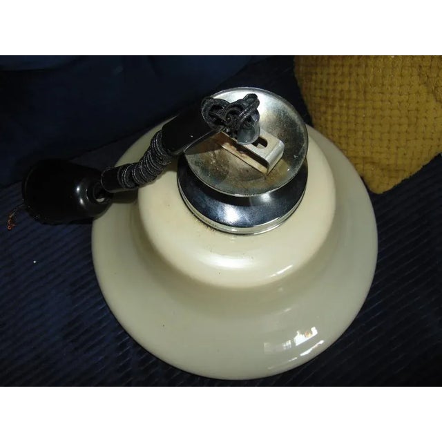 Glass Vintage Pendant Lamp from Ack Tea Divaca, 1970s For Sale - Image 7 of 9