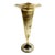 Antique Silver-Plated Tall Trumpet Vase With Fluted Rim For Sale