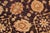 1990s Shabby Chic Oriental Ziegler Aubergine/Beige Wool Rug - 9'0'' X 12'0'' For Sale - Image 5 of 10