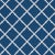 Schumacher Bamboo Trellis Indoor/Outdoor Fabric in Navy For Sale