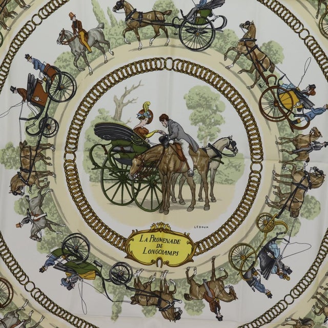 HERMES カレ90 LA PROMENADE DE LONGCHAMPS