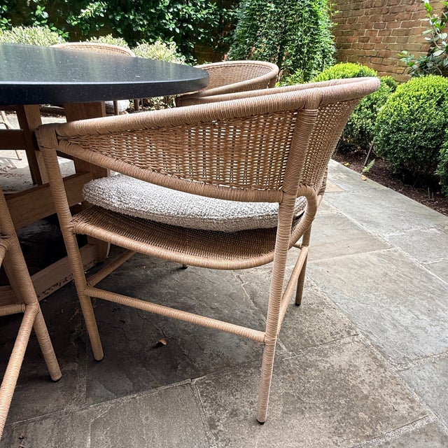 Sutherland Lakeshore Dining Table & 8 Sag Harbor Chairs For Sale - Image 9 of 12