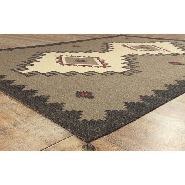 Textile Southwest Modern Ganado Navajo-Style Rug - 08'11 X 11'11 For Sale - Image 7 of 9