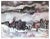 Jean Krillé, Winter Landscape No. 15, Oil on Wood, 1984 For Sale