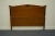 Brown Vintage Antique Asian Inspired Mid Century Modern Full Size Headboard 1451 For Sale - Image 8 of 8