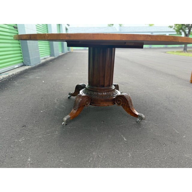 Century Furniture Century Furniture Coastal Round (60 Inch) Dining Table and 6 Chairs- On Caster Wheels For Sale - Image 4 of 12