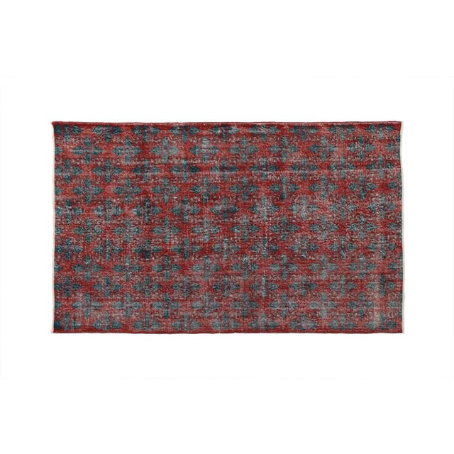 Vintage Mid-Century Zeki Muren Turkish Sivas Rug - 5′6″ × 9′ For Sale - Image 4 of 5