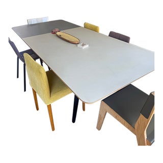 Custom-Made Color Block Conference Table/Kitchen Table For Sale