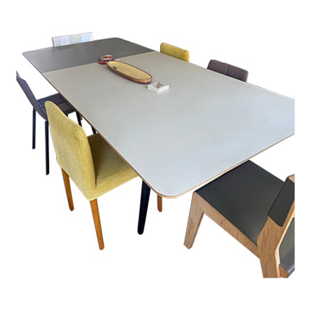 Custom-Made Color Block Conference Table/Kitchen Table For Sale