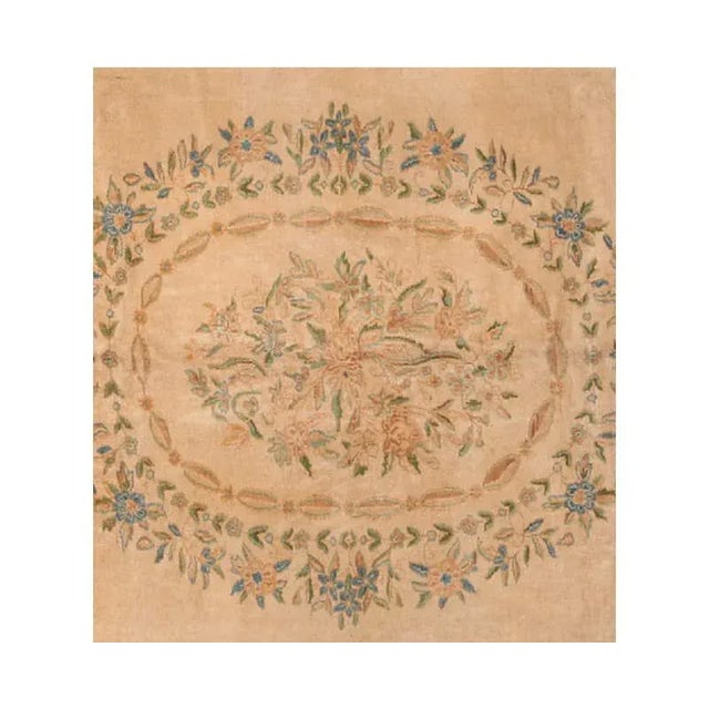 1960s 1960s Vintage Handwoven Kerman Area Rug 8'3" X 10'6" For Sale - Image 5 of 6