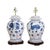 These vintage Brunschwig & Fils Cadiz table lamps feature classic ceramic bodies finished with a warm, antique cream...
