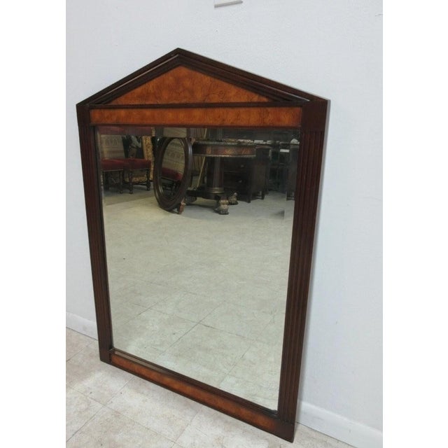 Brown Henkel Harris Federal Hanging Wall Dresser chest Mirror For Sale - Image 8 of 11