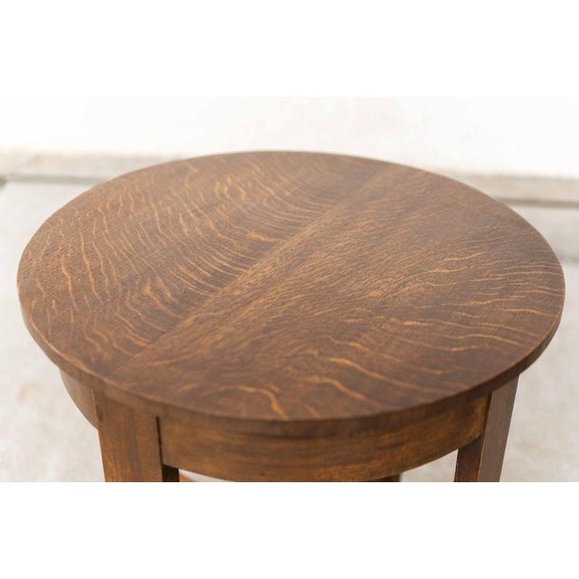 Wood Art Deco Side Table For Sale - Image 7 of 8