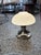 Silver Mid-Century Table Lamp from VEB Leuchtenwerk Görlitz, GDR, 1960s For Sale - Image 8 of 9