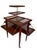 Brown Regency Revival Metamorphic Mahogany Butler's Trolley, England, 1900s For Sale - Image 8 of 18