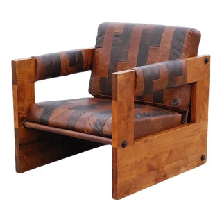 1970s Mid-Century Modern Sergio Rodrigues Style Club Chair For Sale