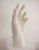 Spectacular XXL plaster hand sculpture. Excellent condition. No scratch, no loss. Beautiful age patina. Dimensions: 55 cm...