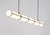 The Roll & Hill Endless Straight 5 Pendant by Jason Miller is a dramatic linear chandelier inspired by 1970s...