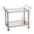 Vintage 20th Century Italian Steel & Brass Framed Drinks Trolley, 1980s For Sale - Image 18 of 18