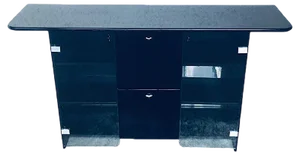 Postmodern Highboard Bar Chest by Luigi Saccardo for Gasparello, Italy, 1980s
